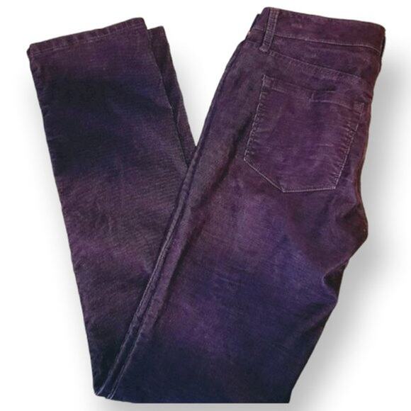 Ann Taylor Loft Corduroys Sz 25 Deep Purple new without tags - Picture 1 of 3